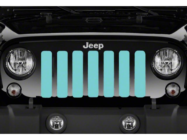 Grille Insert; Solid Teal (20-24 Jeep Gladiator JT)