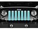 Grille Insert; Solid Teal (20-24 Jeep Gladiator JT)