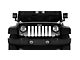 Grille Insert; Solid White (18-24 Jeep Wrangler JL w/o TrailCam)