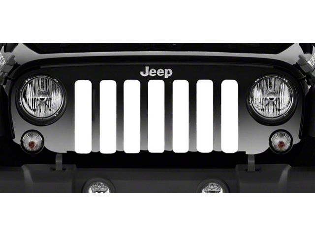 Grille Insert; Solid White (97-06 Jeep Wrangler TJ)