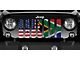 Grille Insert; South Africa American Flag (20-24 Jeep Gladiator JT)