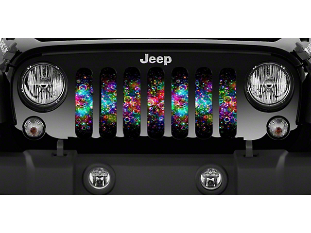 Grille Insert; Spectrum of Bubbles (20-23 Jeep Gladiator JT)