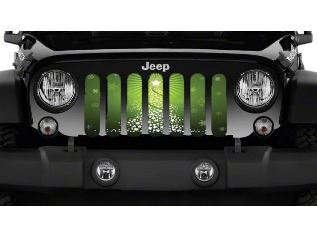 Grille Insert; Starlight Fir (18-23 Jeep Wrangler JL)