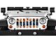 Grille Insert; Stars and Stripes (20-24 Jeep Gladiator JT)