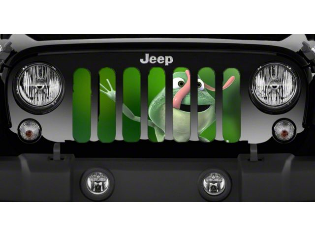 Grille Insert; Sticky Fingers (18-24 Jeep Wrangler JL w/o TrailCam)