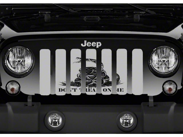 Grille Insert; Tactical Gadsden Flag (18-24 Jeep Wrangler JL w/o TrailCam)