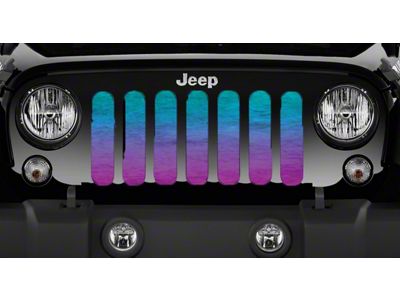 Grille Insert; Teal Ombre (20-24 Jeep Gladiator JT)