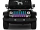 Grille Insert; Teal Ombre Mermaid Scales (76-86 Jeep CJ5 & CJ7)