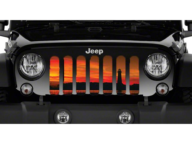 Grille Insert; Through the Darkness (20-24 Jeep Gladiator JT)