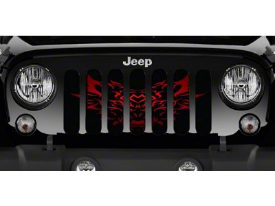 Grille Insert; Tribal Beast (20-24 Jeep Gladiator JT)