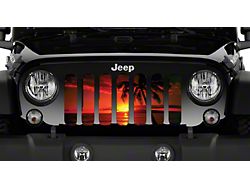 Grille Insert; Tropical Breeze (18-24 Jeep Wrangler JL w/o TrailCam)
