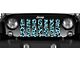 Grille Insert; Turquoise Leopard Print (20-24 Jeep Gladiator JT)