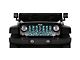 Grille Insert; Turquoise Leopard Print (18-24 Jeep Wrangler JL w/o TrailCam)