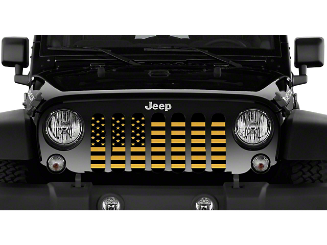 Grille Insert; USA Amp'd (20-23 Jeep Gladiator JT)