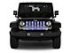 Grille Insert; Violet Mermaid Scales (18-24 Jeep Wrangler JL w/o TrailCam)