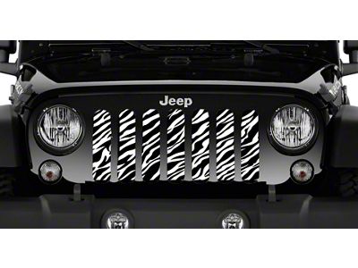Grille Insert; Zebra Print (76-86 Jeep CJ5 & CJ7)