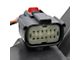 LED Tail Light; Black Housing; Red Lens; Driver Side (18-24 Jeep Wrangler JL w/ Factory LED Tail Lights & w/o Blind Spot)