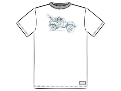 Life is Good Men's Take Me ATV Crusher T-Shirt; Cloud White