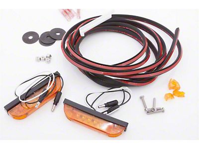 Chrysler Dodge Jeep Universal TAIL TURN LIGHT Set w/ Side Marker & Wiring Cable