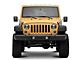 Jeep Licensed by RedRock Rectangular Adventure Mirrors with Embossed Jeep Logo; Textured Black (66-18 Jeep CJ5, CJ7, Wrangler YJ, TJ & JK)