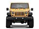 Jeep Licensed by RedRock Rectangular Adventure Mirrors with Printed Jeep Logo; Textured Black (66-18 Jeep CJ5, CJ7, Wrangler YJ, TJ & JK)