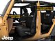 Jeep Licensed by TruShield Custom Fit Front and Rear Seat Covers with Jeep Logo; Black (13-18 Jeep Wrangler JK 4-Door)