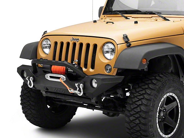 Officially Licensed Jeep Trail Force HD Front Bumper with Jeep Logo (07-18 Jeep Wrangler JK)