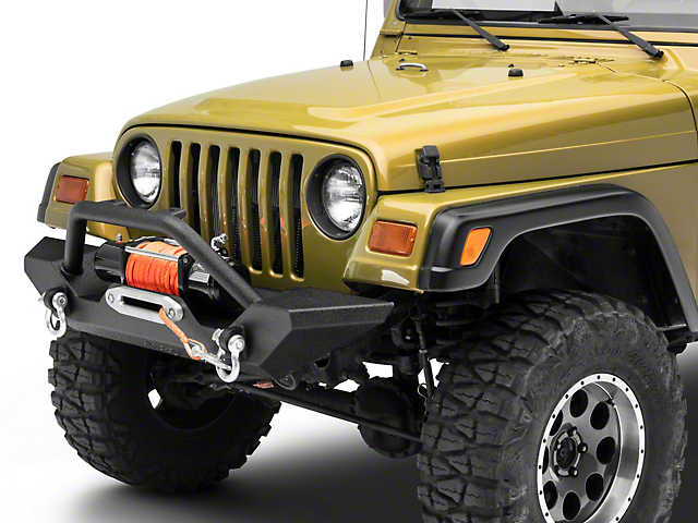Officially Licensed Jeep Trail Force HD Front Bumper with Jeep Logo (87-06 Jeep Wrangler YJ & TJ)