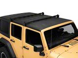 Officially Licensed Jeep Two Bar Removable Roof Rack with Jeep Logo (07-18 Jeep Wrangler JK 4-Door)