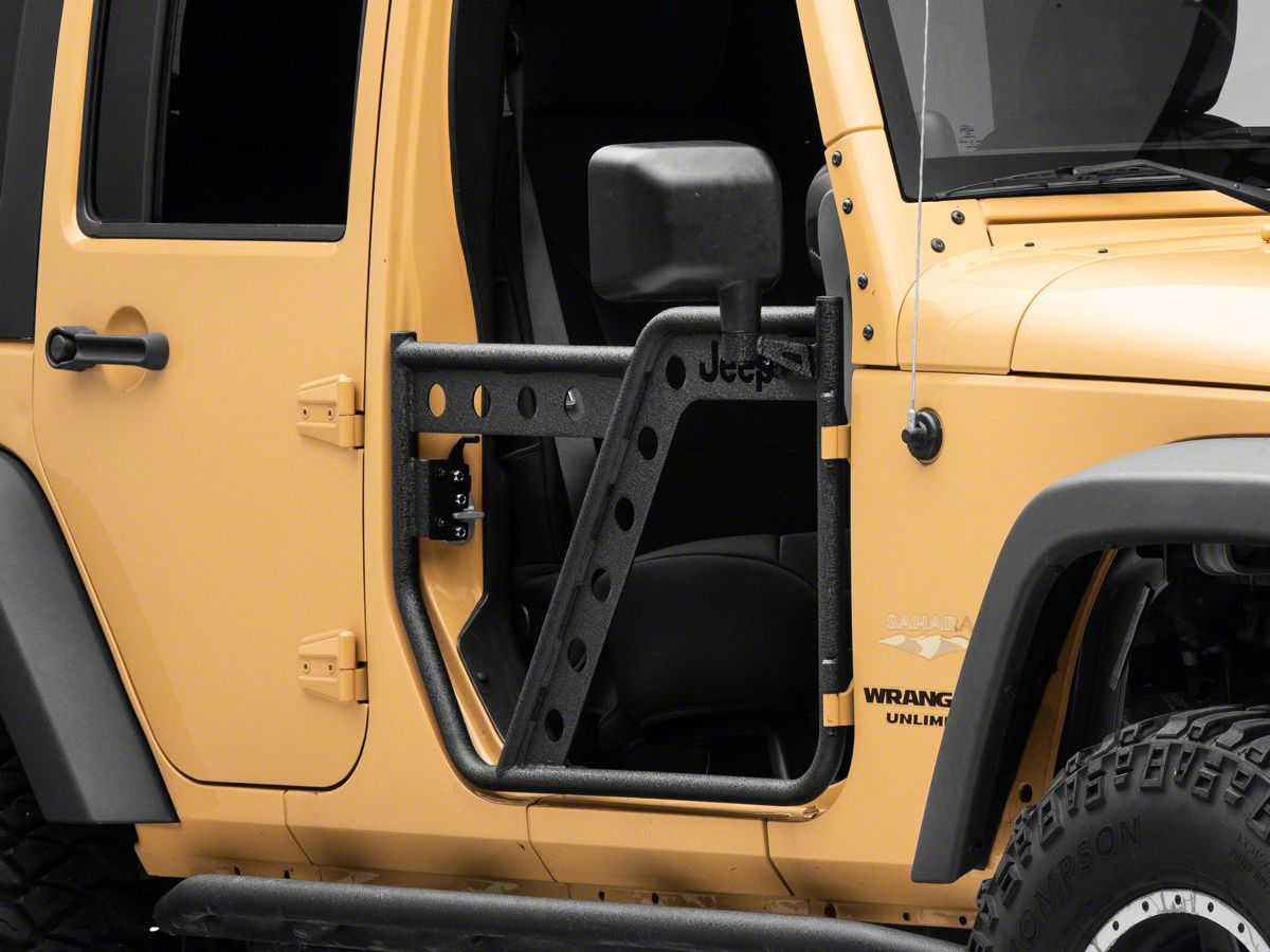 Officially Licensed Jeep Jeep Wrangler HD Front Adventure Doors with Jeep  Logo J157745 (07-18 Jeep Wrangler JK) - Free Shipping
