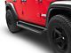 Go Rhino Dominator Xtreme D1 Side Step Bars; Textured Black (18-24 Jeep Wrangler JL 4-Door)