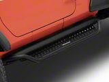 Go Rhino Dominator Xtreme D1 Side Step Bars; Textured Black (18-26 Jeep Wrangler JL 2-Door)