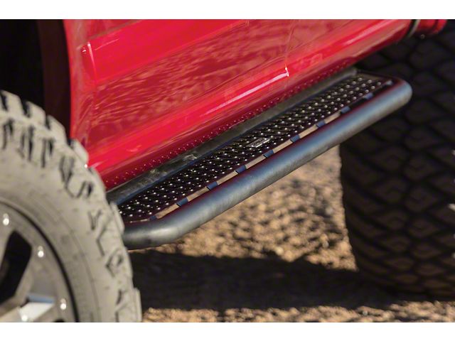 Dominator Xtreme D6 Side Step Bars; Textured Black (07-18 Jeep Wrangler JK 4-Door)
