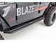 Go Rhino Dominator Extreme DS Slider Side Step Bars; Textured Black (07-18 Jeep Wrangler JK 4-Door)
