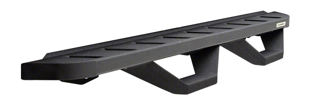 RB10 Running Boards with Drop Steps; Protective Bedliner Coating (18-23 Jeep Wrangler JL 4-Door)