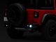 Rough Country Tubular Rear Bumper; Satin Black (18-24 Jeep Wrangler JL)