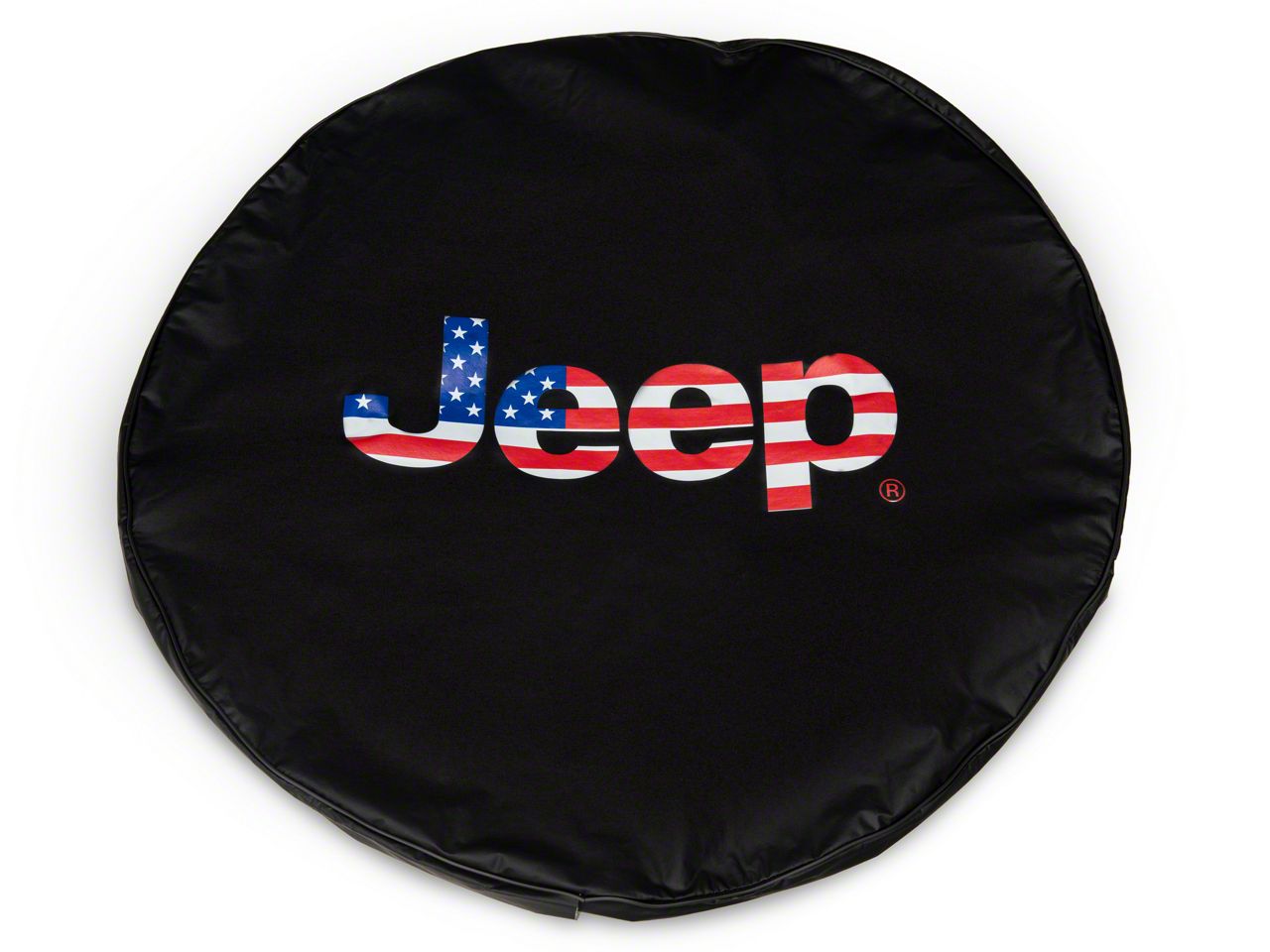 Officially Licensed Jeep Jeep Wrangler American Flag Logo Spare Tire Cover  TCJeepFlag (66-18 Jeep CJ5, CJ7, Wrangler YJ, TJ  JK) Free Shipping