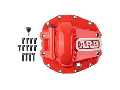 ARB M220 Rear Differential Cover; Red (20-24 Jeep Gladiator JT Launch Edition, Rubicon)