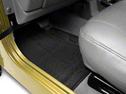 RedRock Custom Fit All-Weather Front and Rear Floor Liners; Black (97-06 Jeep Wrangler TJ)
