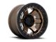 Fuel Wheels Block Beadlock Matte Bronze Wheel; 17x9 (07-18 Jeep Wrangler JK)