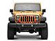 SEC10 Grille Decal; Fire (07-18 Jeep Wrangler JK)