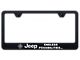 Jeep Endless Stainless Steel License Plate Frame (Universal; Some Adaptation May Be Required)