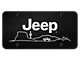 Jeep Desert Laser Etched License Plate (Universal; Some Adaptation May Be Required)