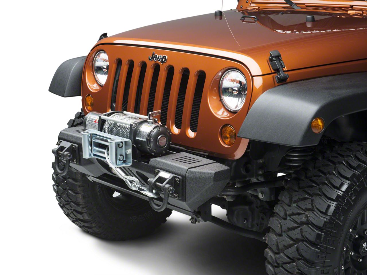 Rugged Ridge Jeep Wrangler XHD Aluminum Front Winch Bumper 11541.01 (07