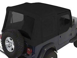Rugged Ridge XHD Replacement Soft Top with Tinted Windows and Door Skins; Black Denim (88-95 Jeep Wrangler YJ)