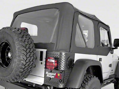 Rugged Ridge XHD Replacement Soft Top with Tinted Windows; Black Diamond (03-06 Jeep Wrangler TJ, Excluding Unlimited)