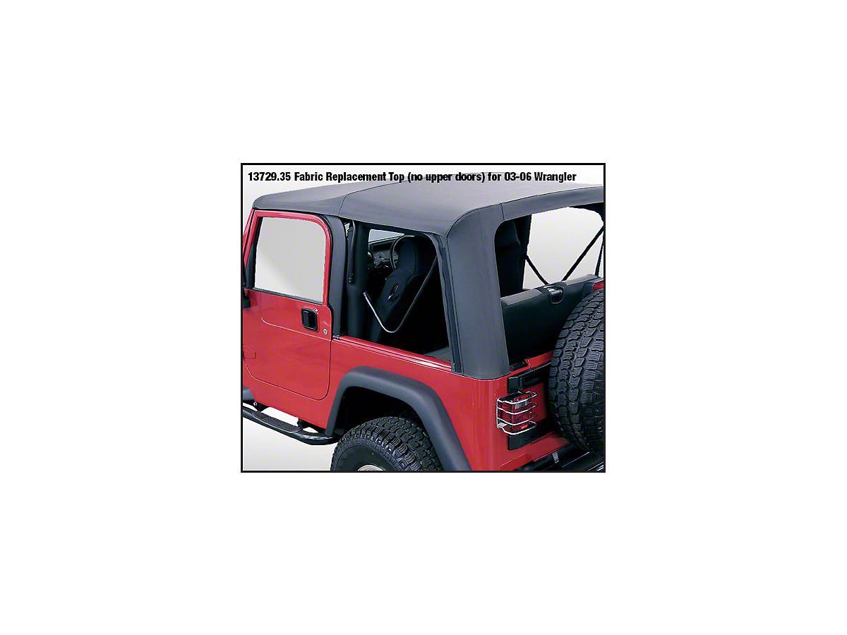 Rugged Ridge Jeep Wrangler Xhd Soft Top W Tinted Windows No