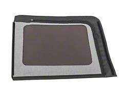 MasterTop Complete Replacement Soft Top Tinted Window Kit; Black Diamond Vinyl (07-09 Jeep Wrangler JK 4-Door w/ Factory Soft Top)