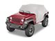 MasterTop Five Layer Weatherproof Full Door Cab Cover for Soft Top Folded Down; Gray (18-24 Jeep Wrangler JL 2-Door)