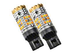 Oracle Front Turn Signal/DRL Switchback LED Bulbs; 7443CK (20-24 Jeep Gladiator JT Sport)